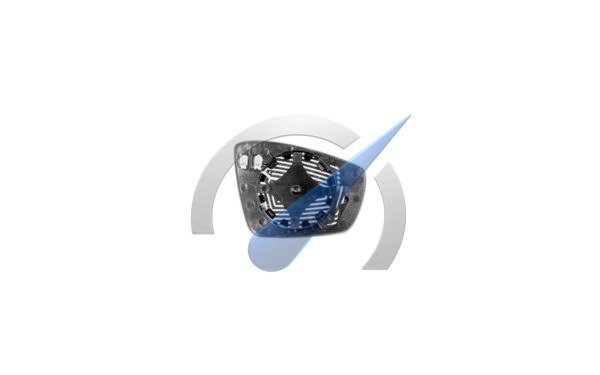 Left mirror glass heated suitable for Polo 2009-2017/up 2016+