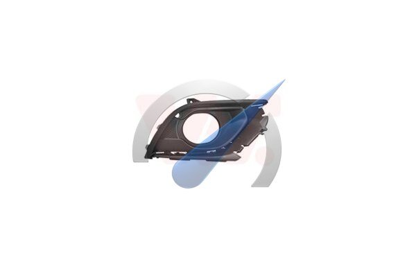 Corsa E Fog lamp cover right open for chrome trim