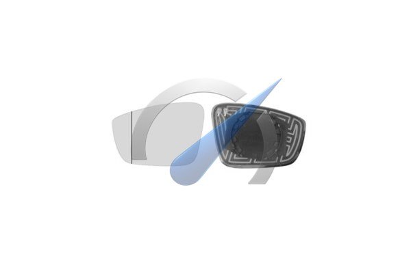 Left heated mirror glass suitable for UP MII Citigo