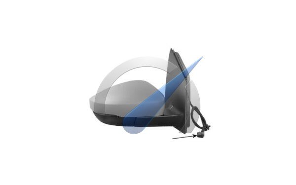 Right full-side mirror primer suitable for Polo 6R 2009-2014