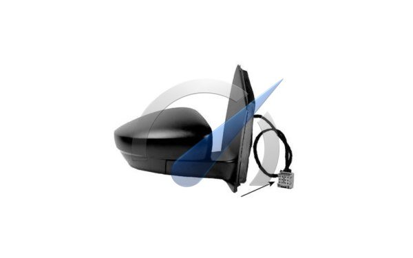 Electric exterior mirror, fully right, primer heated, suitable for Polo 6R up to 11/2009