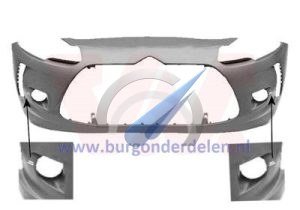 DS3 Front bumper with chrome trim