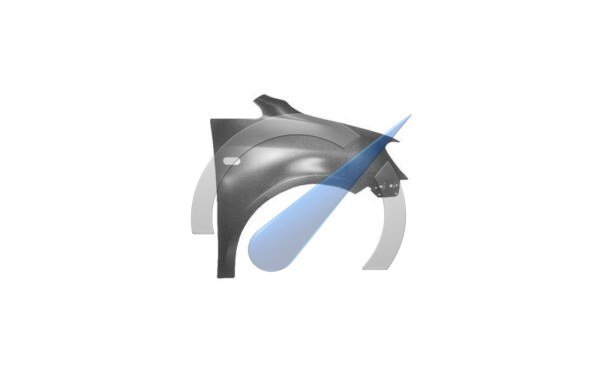Guardabarros delantero derecho apto para Caddy 2010-2015