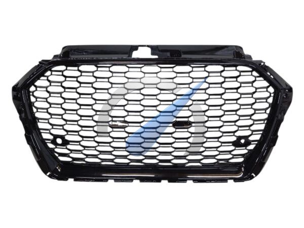 Calandre de pare-chocs avant noire brillante compatible avec Audi A3 2016-2020
