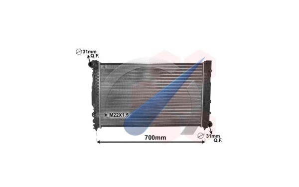 Radiator egnet for Passat 2.8 / 2.5 TDi MT