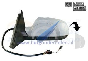 A4 ab 06/2009 Elektrischer Außenspiegel links, beheizt, asphärisch, 10-polig