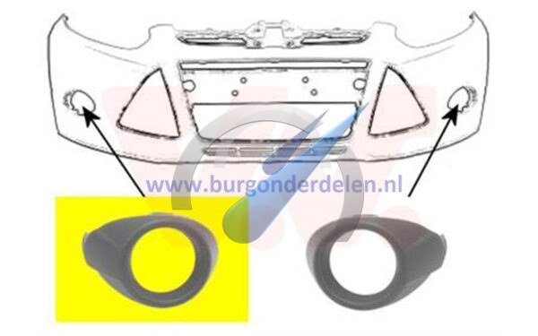 Focus 2011-2014 Right fog light cover open