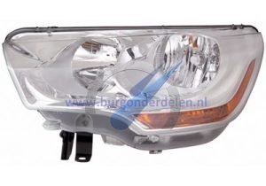 DS4 Headlight left with turn signal H7 + H1 with electric motor
