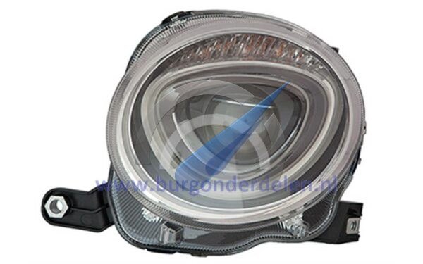 F500 15+ Headlight left H7 with electric motor
