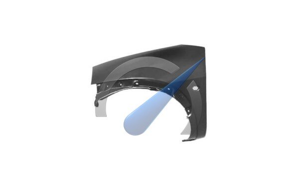 Ka up to 2008 Front fender left EQP