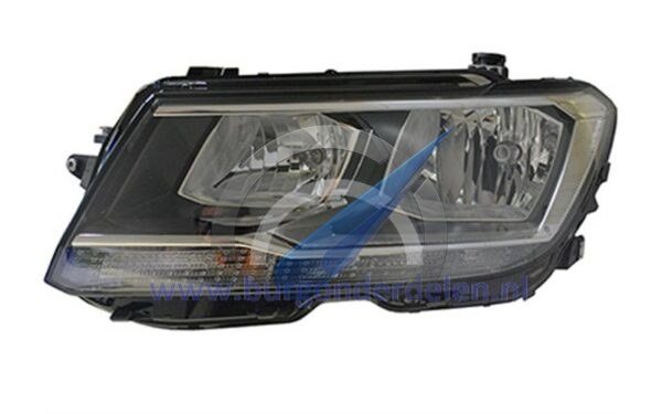 Left headlight H7 + H7 with electric motor suitable for Tiguan