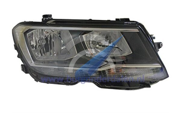 Headlight right H7 + H7 with electric motor suitable for Tiguan